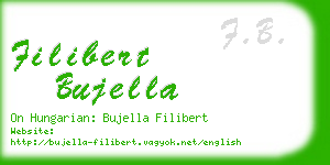 filibert bujella business card